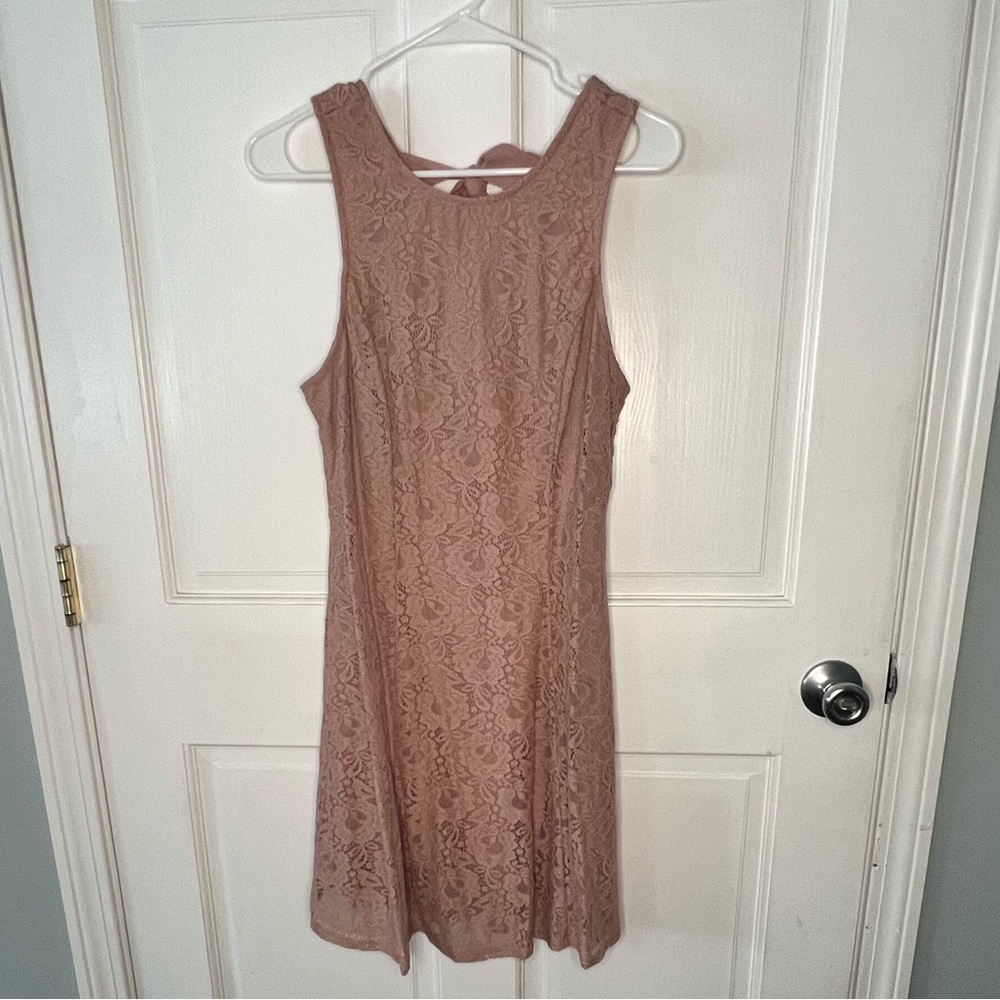 Pink cocktail dress